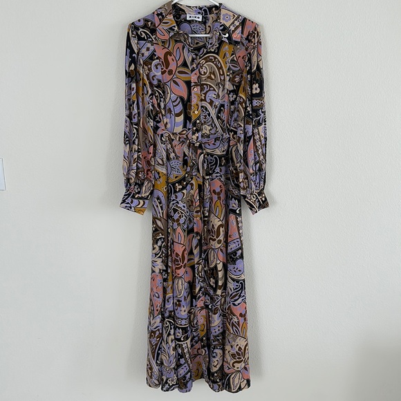 RIXO Multicolor Floral Maxi Dress - Picture 2 of 14